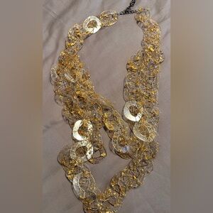 Sassy Jones Gold Statement Necklace